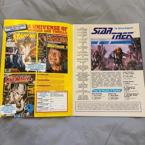 3/$20 Star Trek The Next Generation Magazine - Picture 3 of 3